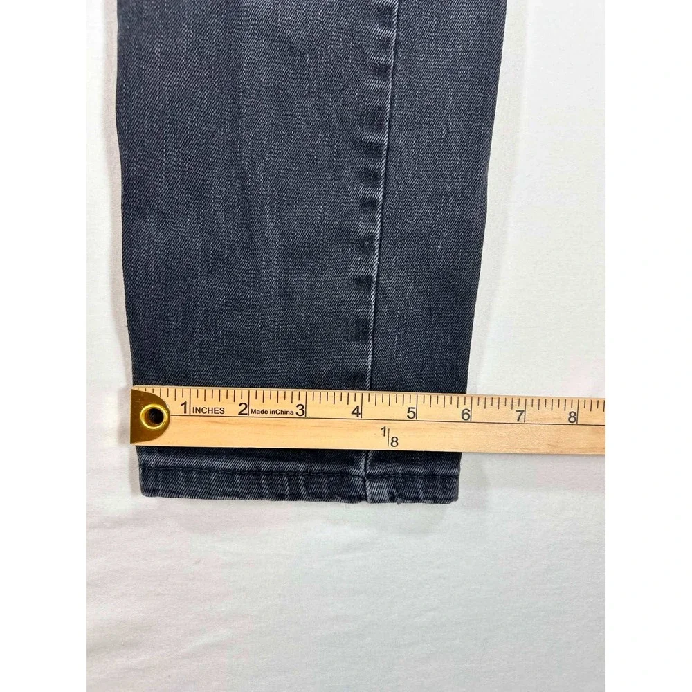 Levis 512 Slim Taper Jeans Mens 34x30 Faded Black Denim Pants